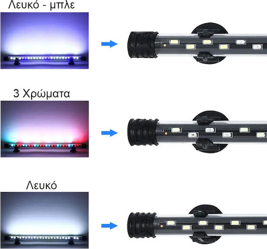 Led Lamp for Aquarium Lighting with White Light