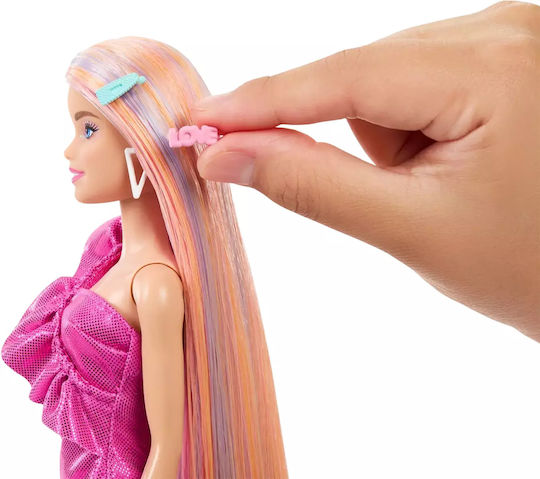 Barbie Hair Doll Fun & Fancy with Colorful Hair & Accessories for 3+ years+ Years 21.5cm