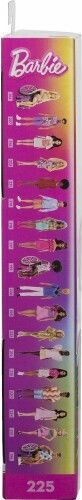 Barbie Brown Hair, Pink Sparkly Dress, 65Th Anniversary Doll Fashionistas Curly Brown Hair with Pink Dress for 3+ years+ Years (Various Designs/Assortments of Designs) 1pc