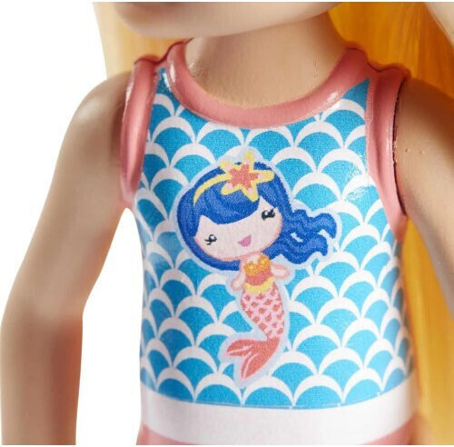 Barbie Beach Doll With Mermaid Swimsuit Doll Chelsea for 3+ years+ Years 15cm