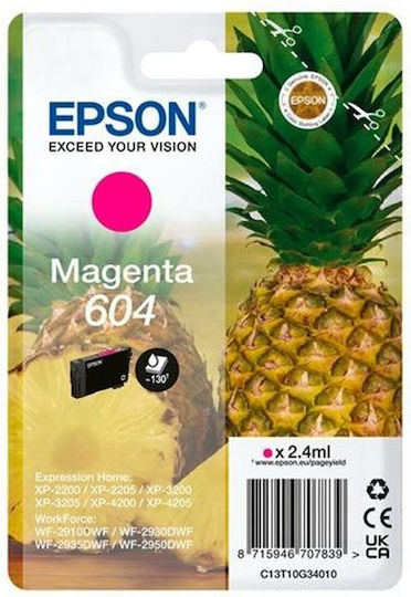 Epson 604 Original Pack of 10 InkJet Printer Inks Magenta