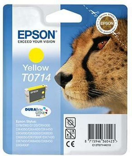 Epson T0714 Original Pack of 10 InkJet Printer Inks Yellow