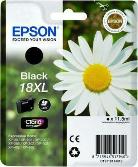 Epson 18XL Original Pack of 10 InkJet Printer Inks Black