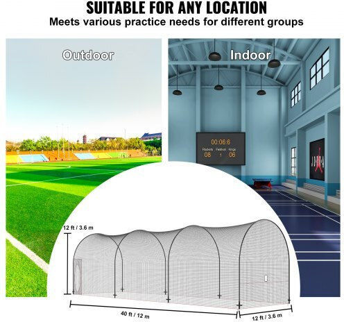 Vevor 40ft Baseball Cage Home Training Byblxwkwblxwznotyv0