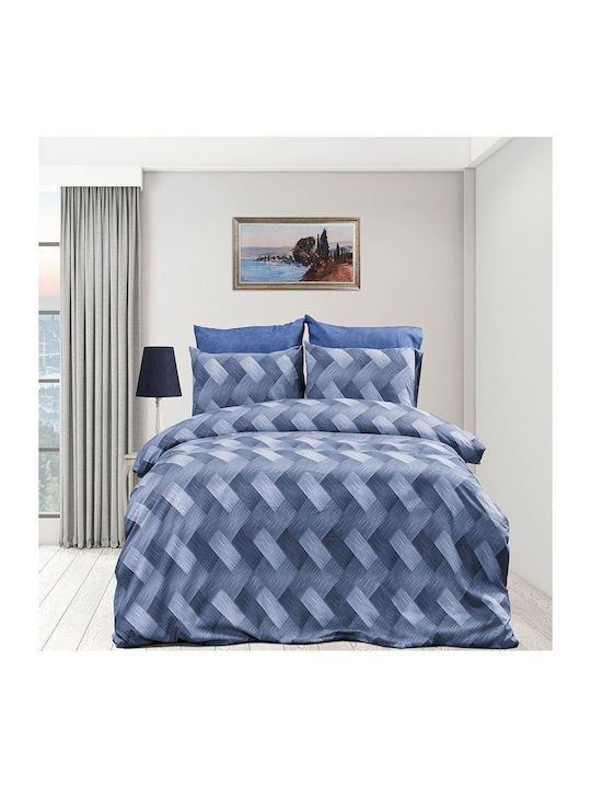 Dimcol Duvet Cover Queen 220x240 Alcmene 454 Blue