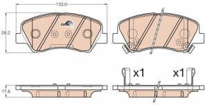Trw Moto Disc Brake Pad Set