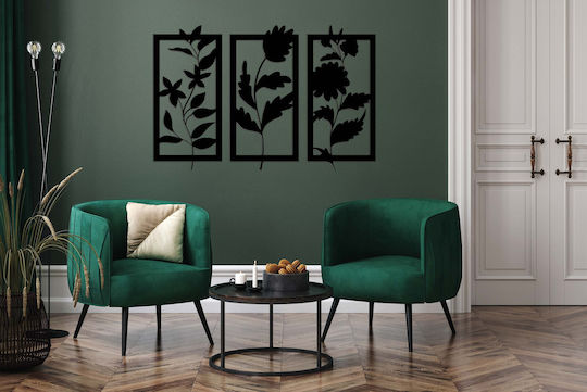 3D Wall Decoration Picture Living Room Kitchen Open Panel Flowers 58x96