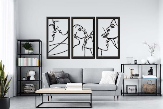 Open Wall Painting Bedroom Canvas Couple in Love Love 95x159