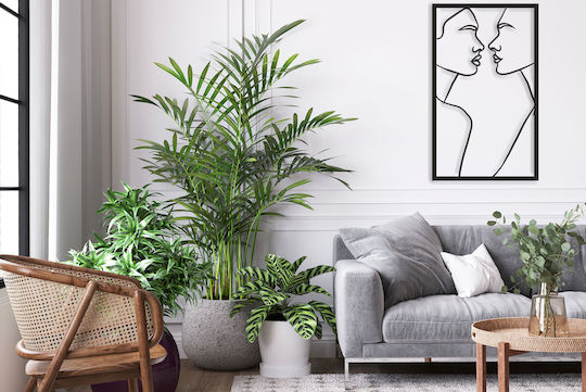 Panou Deschis Imagine 3D Decorațiune Spațială Sufragerie Sărut 58x98
