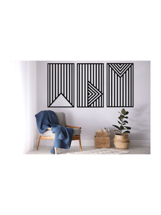 3D Wanddekoration Bild Küche Esszimmer Durchbrochene Linien Panel 95x185