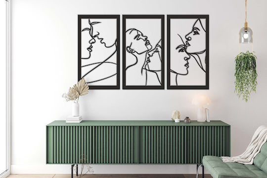 Open Wall Painting Bedroom Canvas Couple in Love Love 95x159