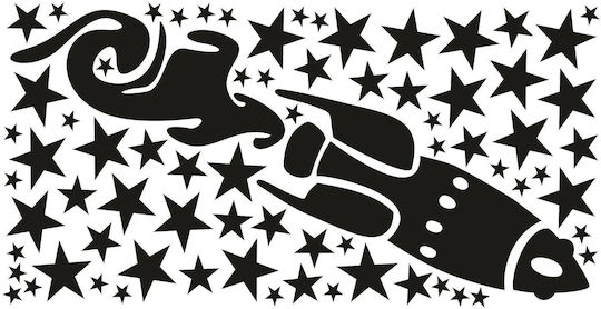 Decowalls Kinder Wandsticker Wand Leuchtend 60x120cm