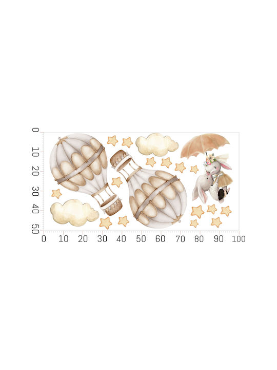 Decowalls Kinder Wandsticker Wand 50x100cm