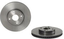 Front Brake Disc Right Left Brembo Mazda 2 Mx-5 Iv Rf Targa 1.5 258mm 44mm 22mm 4 Ventilated Holes Internal