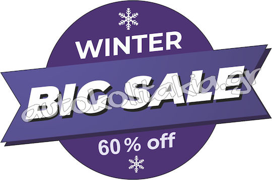 Winter Sales Sticker Winter Sales 20 80cm X 53cm