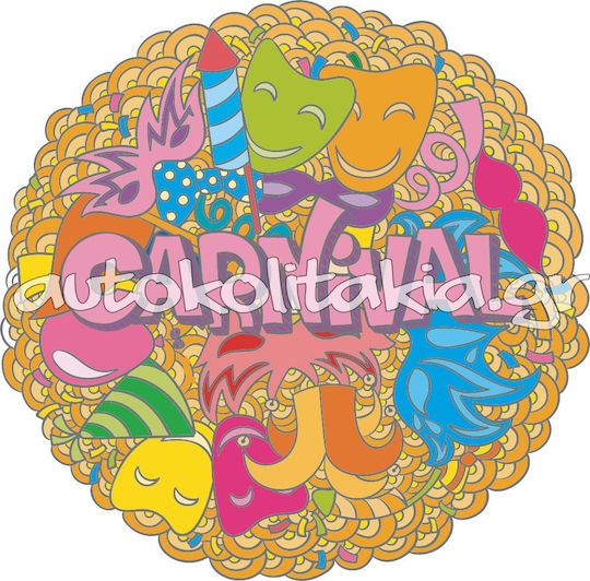 Carnival Sticker 50cm X 50cm