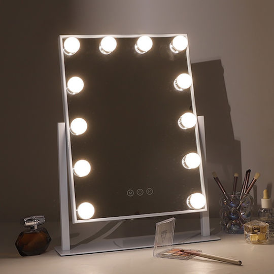 Makeup Mirror Hollywood with Light White
