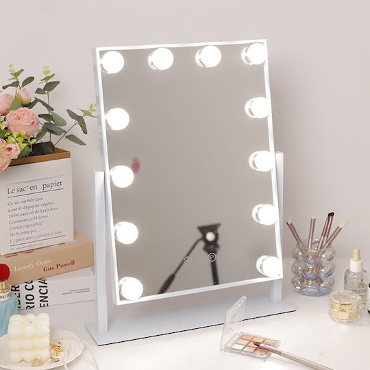 Makeup Mirror Hollywood with Light White