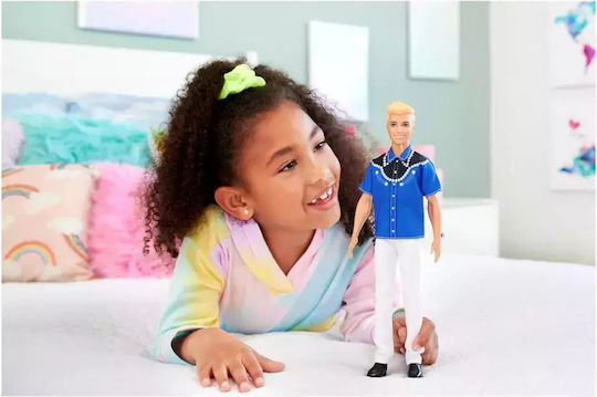 Barbie Fashionistas Boy Doll Fashionistas Ken Western for 3+ years+ Years 30cm