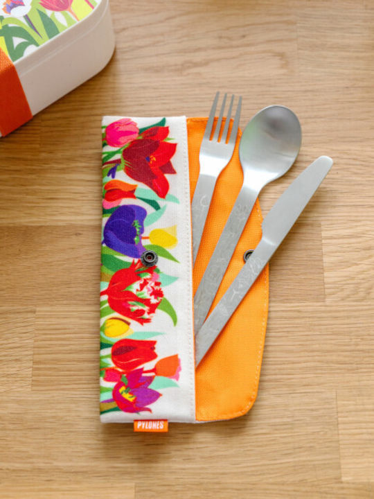 Pylones Set de Tacâmuri Argintiu 3buc