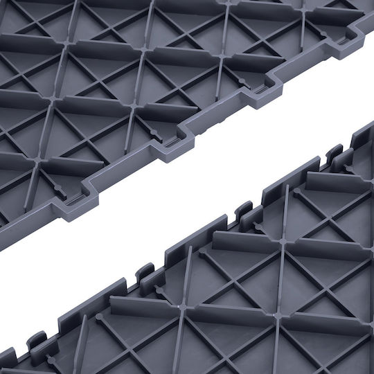 Anti-Slip Garage Floor Mats Double-Sided Garage Basement 305 X 305 X 13.4 Mm Vevor Ckddsmh251212f3n8v0