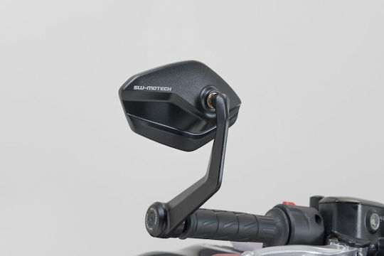 Sw-motech Bar End Mirrors Right Left Mir.08.866.10000 Anodized Aluminum Pair