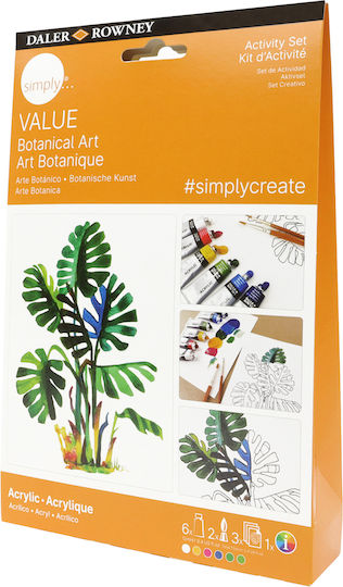 Daler Rowney Activity Botanical Σετ Ζωγραφικής 23x15cm 12τμχ