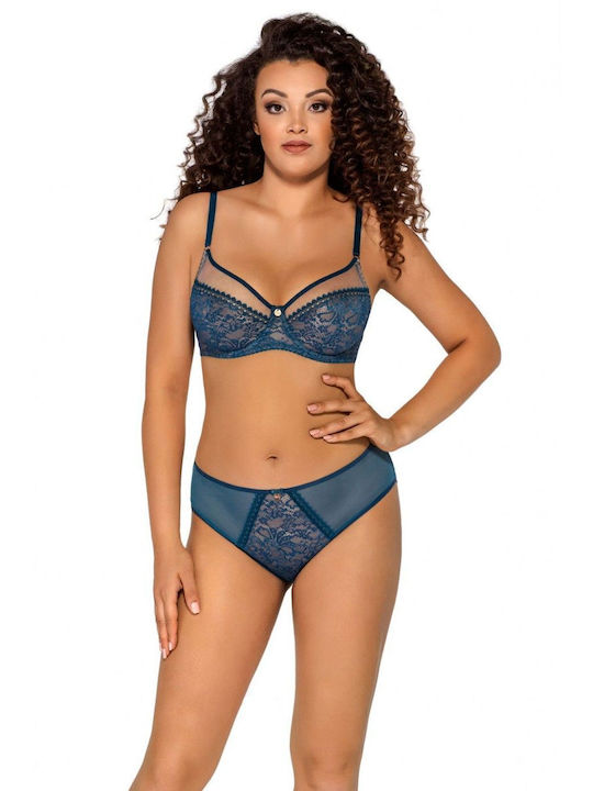 AVA 1396 Minimizer Minimizer Bra Underwire Azure