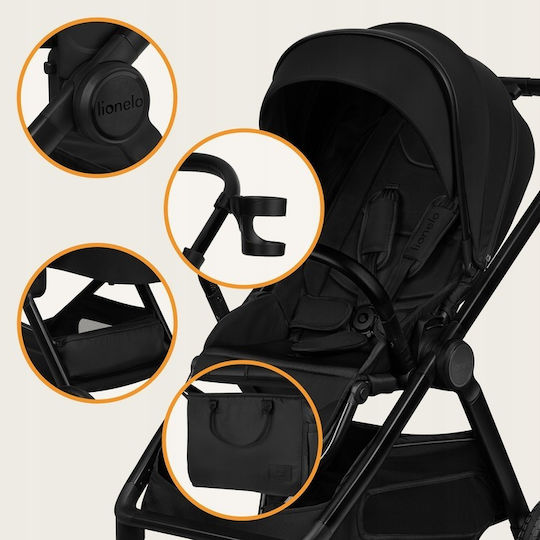 Lionelo Layla Adjustable 2 in 1 Baby Stroller Suitable for Newborn Green Forest