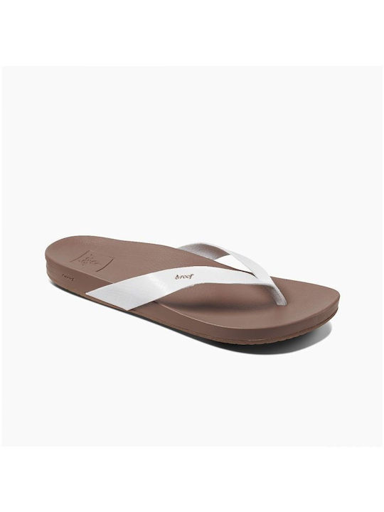 Reef Cushion Court Women's Flip Flops Beige