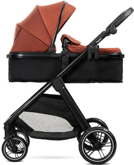 Lorelli Aspen Verstellbar 3 in 1 Baby Kinderwagen Geeignet für Neugeborene Picante