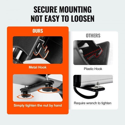 Vevor Car Ski Mounts Suitable for 2 Ski Pairs & 1 Snowboard