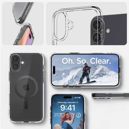 Spigen Ultra Hybrid Back Cover Plastic Transparent (iPhone 16 Plus)