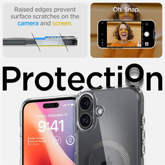 Spigen Ultra Hybrid Back Cover Plastic Transparent (iPhone 16 Plus)