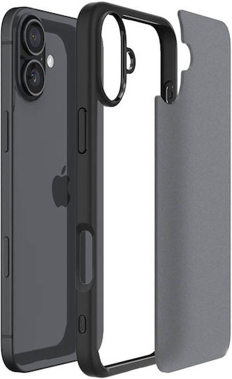 Spigen Ultra Hybrid Back Cover Plastic Frost Black (iPhone 16 Plus)
