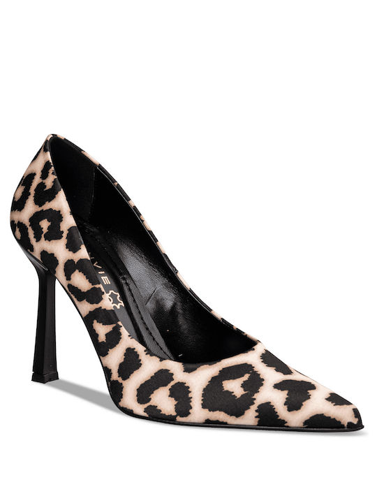 Envie Shoes Multicolour Heels Animal Print Pumps