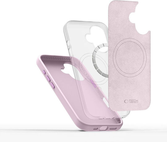 Tech-Protect Back Cover Silicone Pink (iPhone 16)