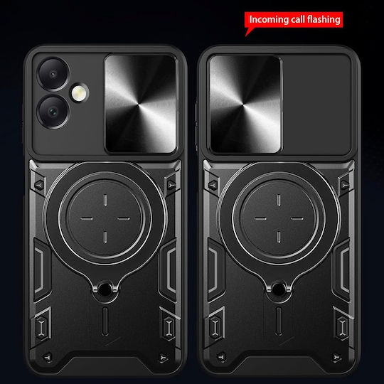 Techsuit CamGuard Pro Umschlag Rückseite Silikon Schwarz (Honor 200 Smart)