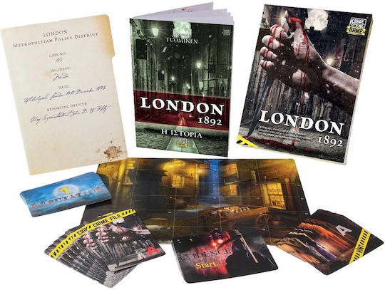 Επιτραπέζιο Παιχνίδι Crime Scene London 1892 για 1+ Παίκτες 18+ Ετών AS