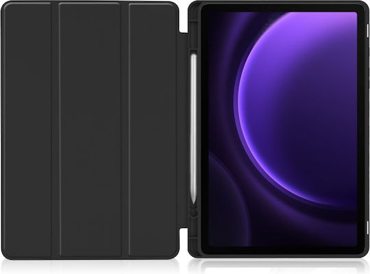 Smartcase Flip Cover Neagră (Samsung Galaxy Tab S7+, S8+, S7 FE, S9 FE+, S9+)