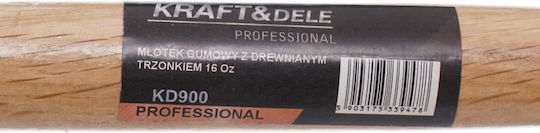Rubber Hammer Wooden Handle Kraft&dele Kd900