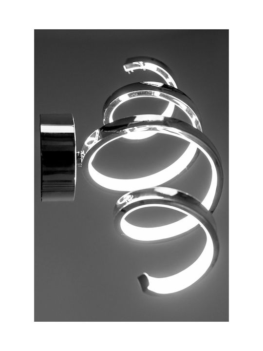 Toolight Leuchte Wand mit Integrierter LED Silber