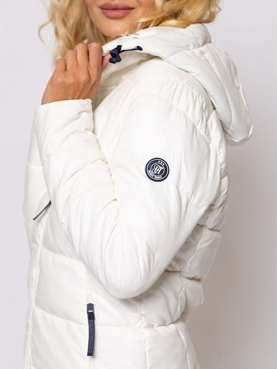Scurtă Jachetă de femei Puffer Graphite