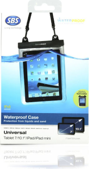 SBS Αδιάβροχη Διάφανο Μαύρο (iPad, Tablet)