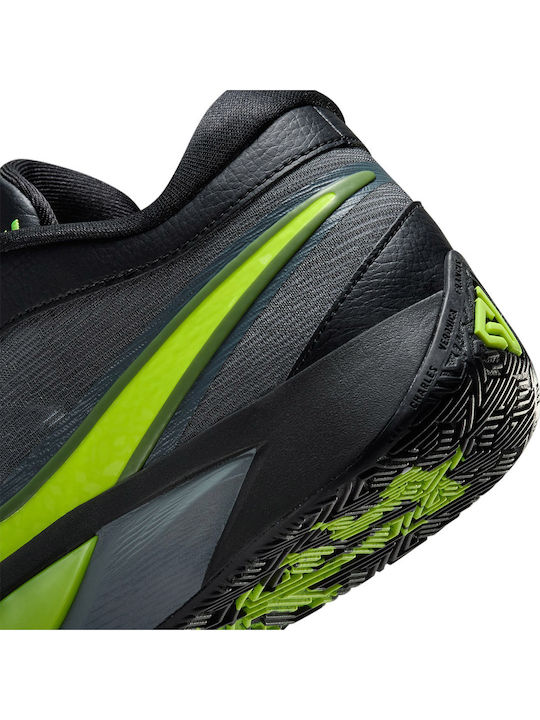 Giannis Freak 6 Low Basketball Shoes Black / Volt / Cool Grey / Stadium Green