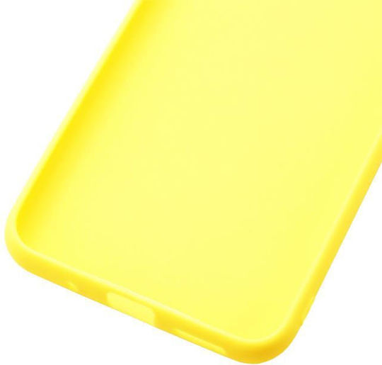 iNOS S-Cover Back Cover Silicone Yellow (Poco C40)