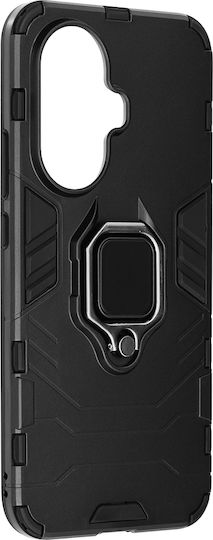 Techsuit Umschlag Rückseite Silikon Schwarz (Huawei Nova 12s)