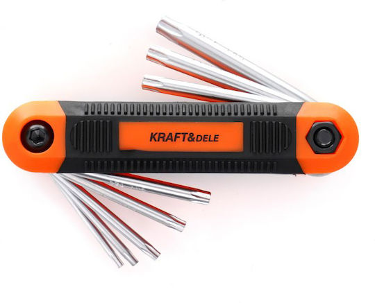 Kraft & Dele Set chei Torx cu 8 bucăți
