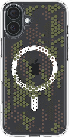 Spigen Ultra Hybrid MagFit Задна корица Пластмаса Digital Camo (iPhone 16)