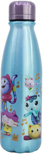 Stor Gabby Dollhouse Kids Water Bottle Aluminium 600ml